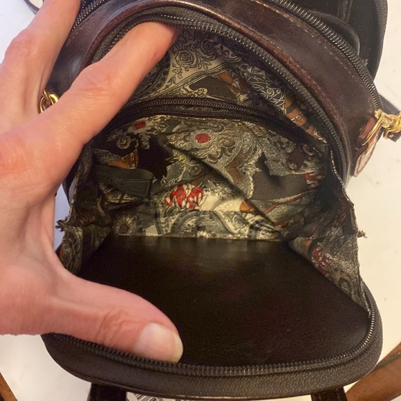 EUC. Vintage Bellarose all in one handbag with detachable Crossbody stra… - Picture 9 of 13